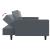 Set canapea, 2 piese, gri închis, catifea GartenMobel Dekor