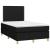Pat box spring cu saltea, negru, 120x190 cm, catifea GartenMobel Dekor