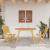 Set mobilier de grădină, 3 piese, lemn masiv de acacia GartenMobel Dekor