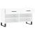 Bancheta pantofar, alb extralucios, 102x35x55 cm, lemn compozit GartenMobel Dekor