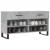 Bancheta pantofar, gri beton, 102x35x55 cm, lemn prelucrat GartenMobel Dekor