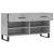 Bancheta pantofar, gri beton, 102x35x55 cm, lemn prelucrat GartenMobel Dekor