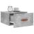 Noptiere montate pe perete 2 buc. gri beton 35x35x20 cm GartenMobel Dekor