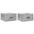 Noptiere montate pe perete 2 buc. gri beton 35x35x20 cm GartenMobel Dekor