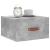 Noptiere montate pe perete 2 buc. gri beton 35x35x20 cm GartenMobel Dekor