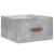 Noptiere montate pe perete 2 buc. gri beton 35x35x20 cm GartenMobel Dekor