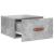 Noptiere montate pe perete 2 buc. gri beton 35x35x20 cm GartenMobel Dekor