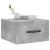 Noptiere montate pe perete 2 buc. gri beton 35x35x20 cm GartenMobel Dekor