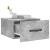Noptiere montate pe perete 2 buc. gri beton 35x35x20 cm GartenMobel Dekor