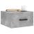 Noptiere montate pe perete 2 buc. gri beton 35x35x20 cm GartenMobel Dekor