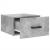 Noptiere montate pe perete 2 buc. gri beton 35x35x20 cm GartenMobel Dekor