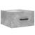 Noptiere montate pe perete 2 buc. gri beton 35x35x20 cm GartenMobel Dekor