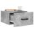 Noptiere montate pe perete 2 buc. gri beton 35x35x20 cm GartenMobel Dekor