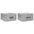 Noptiere montate pe perete 2 buc. gri beton 35x35x20 cm GartenMobel Dekor