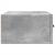 Noptiere montate pe perete 2 buc. gri beton 35x35x20 cm GartenMobel Dekor