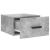 Noptiere montate pe perete 2 buc. gri beton 35x35x20 cm GartenMobel Dekor