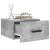 Noptiere montate pe perete 2 buc. gri beton 35x35x20 cm GartenMobel Dekor