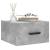 Noptiere montate pe perete 2 buc. gri beton 35x35x20 cm GartenMobel Dekor