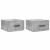Noptiere montate pe perete 2 buc. gri beton 35x35x20 cm GartenMobel Dekor