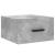 Noptiere montate pe perete 2 buc. gri beton 35x35x20 cm GartenMobel Dekor