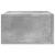 Noptiere montate pe perete 2 buc. gri beton 35x35x20 cm GartenMobel Dekor