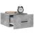 Noptiere montate pe perete 2 buc. gri beton 35x35x20 cm GartenMobel Dekor