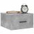 Noptiere montate pe perete 2 buc. gri beton 35x35x20 cm GartenMobel Dekor