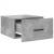 Noptiere montate pe perete 2 buc. gri beton 35x35x20 cm GartenMobel Dekor