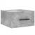 Noptiere montate pe perete 2 buc. gri beton 35x35x20 cm GartenMobel Dekor