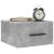 Noptiere montate pe perete 2 buc. gri beton 35x35x20 cm GartenMobel Dekor