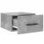 Noptiere montate pe perete 2 buc. gri beton 35x35x20 cm GartenMobel Dekor