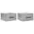 Noptiere montate pe perete 2 buc. gri beton 35x35x20 cm GartenMobel Dekor