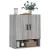 Dulap de perete, gri sonoma, 60x31x70 cm, lemn compozit GartenMobel Dekor