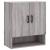 Dulap de perete, gri sonoma, 60x31x70 cm, lemn compozit GartenMobel Dekor