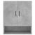 Dulap de perete, gri beton, 60x31x70 cm, lemn compozit GartenMobel Dekor