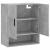 Dulap de perete, gri beton, 60x31x70 cm, lemn compozit GartenMobel Dekor