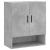 Dulap de perete, gri beton, 60x31x70 cm, lemn compozit GartenMobel Dekor
