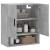 Dulap de perete, gri beton, 60x31x70 cm, lemn compozit GartenMobel Dekor