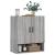 Dulap de perete, gri sonoma, 60x31x70 cm, lemn compozit GartenMobel Dekor