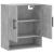 Dulap de perete, gri beton, 60x31x70 cm, lemn compozit GartenMobel Dekor
