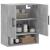 Dulap de perete, gri beton, 60x31x70 cm, lemn compozit GartenMobel Dekor