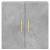 Dulap de perete, gri beton, 60x31x60 cm, lemn compozit GartenMobel Dekor