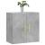 Dulap de perete, gri beton, 60x31x60 cm, lemn compozit GartenMobel Dekor