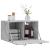 Dulap de perete, gri beton, 60x36,5x35 cm, lemn prelucrat GartenMobel Dekor