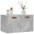 Dulap de perete, gri beton, 60x36,5x35 cm, lemn prelucrat GartenMobel Dekor
