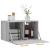 Dulap de perete, gri sonoma, 60x36,5x35 cm, lemn prelucrat GartenMobel Dekor