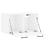 Dulap de perete, alb extralucios, 60x36,5x35 cm, lemn compozit GartenMobel Dekor