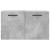 Dulap de perete, gri beton, 60x36,5x35 cm, lemn prelucrat GartenMobel Dekor