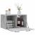 Dulap de perete, gri beton, 60x36,5x35 cm, lemn prelucrat GartenMobel Dekor