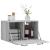 Dulap de perete, gri sonoma, 60x36,5x35 cm, lemn prelucrat GartenMobel Dekor